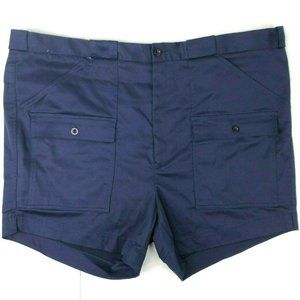 Jonathan Quale Vtg Cargo Shorts 45 True Fit Tall Mens Navy Hong Kong 5" Inseam